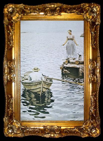 framed  Anders Zorn en siren, ta009-2